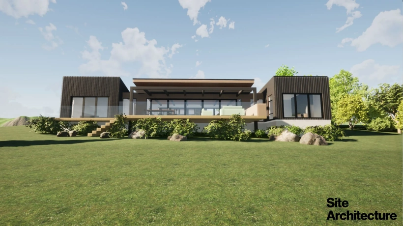 Akaroa Pentref, Akaroa Harbour, Christchurch New Zealand. Holiday home. Architect. Canterbury NZ