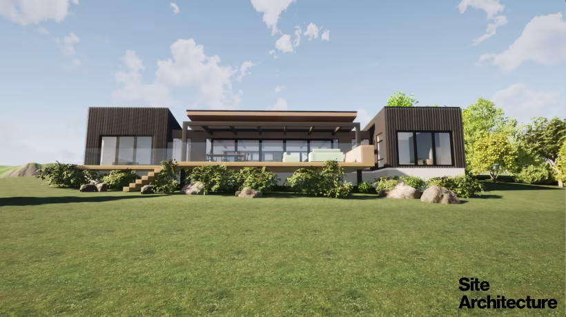 Akaroa Pentref, Akaroa Harbour, Christchurch New Zealand. Holiday home. Architect. Canterbury NZ