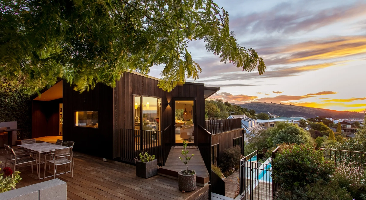 <img alt="Clementine house nestled into St Andrews Hill at dusk, surrounded by mature trees with a dramatic sky overhead." src="/images/s/i/t/e/-/site-arch-clementine-st-andrews-hill-entrance-3a0cb719.webp?description" width="2440" height="1627" />
