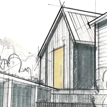 Site Architecture, Christchurch. Studio hand-sketch. fetchpriority=